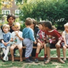 1994 Kinderhaus Pause draußen