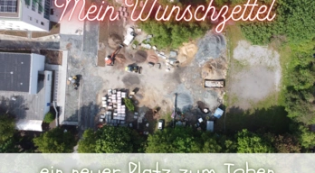 Postkarte Wunschzettel Sportplatz