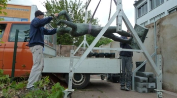 Trompeter in Sicherheit gebracht