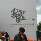 Leiterwagen auf Südwand