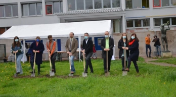 Spatenstich Schulneubau