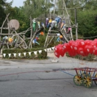 2014 Schuleinführung - Leiterwagen mit Luftballons und Schultüten