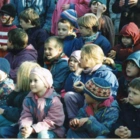 Kinder schauen Vorstellung