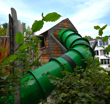 Klettergerüst Rutsche