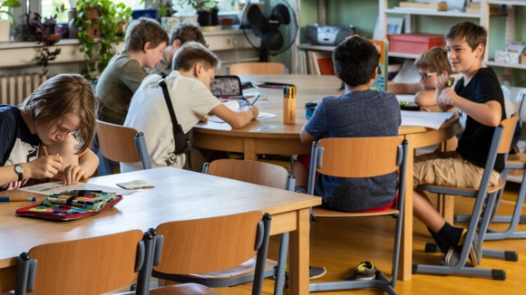 Freiwillige im Garten