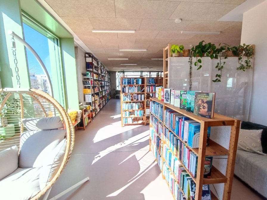 Leseecke in der Bibliothek