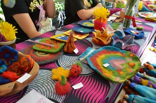 Handarbeiten der Handwerkerwoche