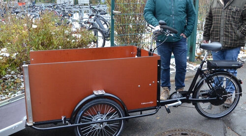 Lastenrad für das mobile Cafe