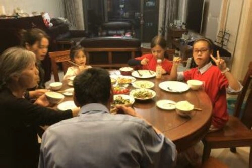 Gemeinsames Essen Besuch Hang Zhou