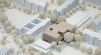 Ausstellung Architektenwettbewerb in der Schule